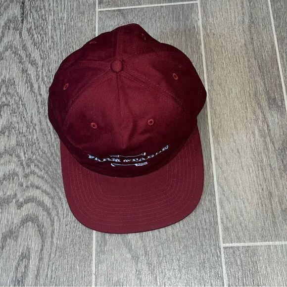 Maroon Embroidered Farm to Table Hat - Picture 3 of 10